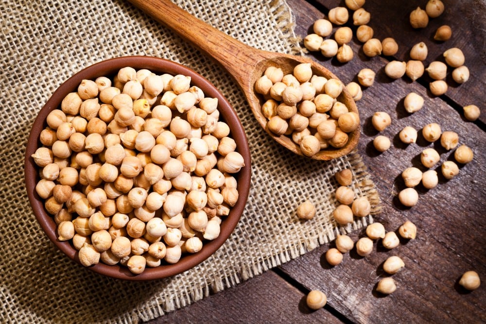 bowl of chickpeas garbanzo beans