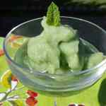 frozen blended green drink