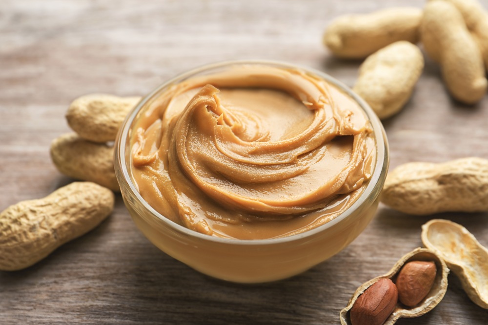 peanut butter in a bowl